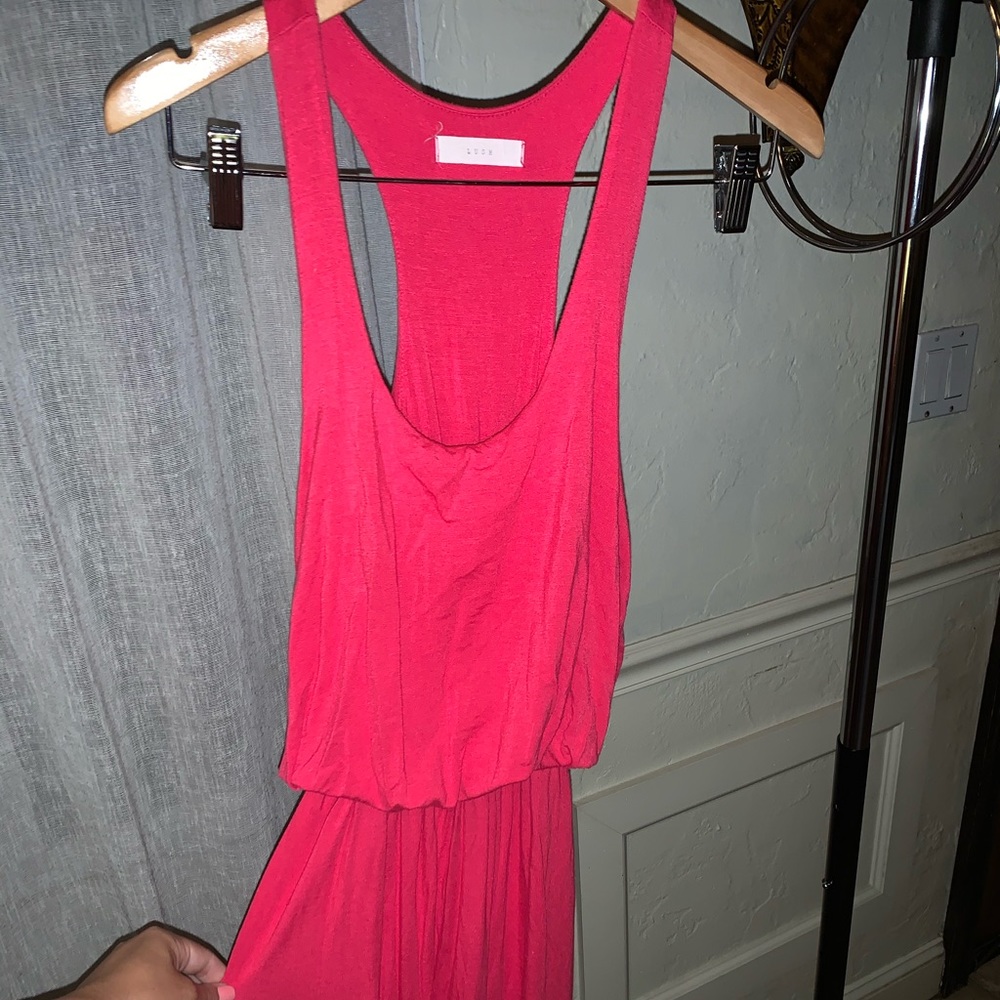 Lush Razor Back Maxi Dress - S